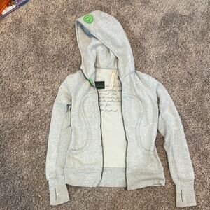 lululemon athletica Gray Hoodie Jacket